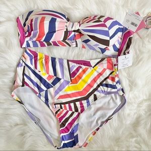Kate Spade Geobrella Cruise Bikini Collection Sz M